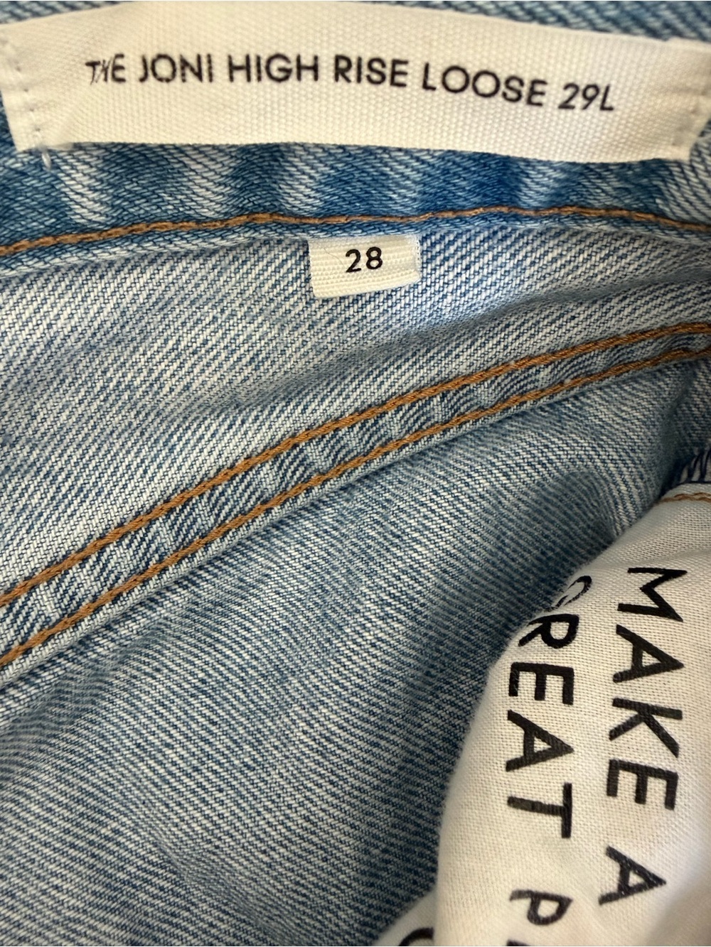 Aritzia Denim Forum Joni High Rise Loose Jeans 28 LONG - Picture 8 of 11